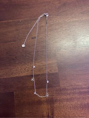 Kendra Scott Delicate Gold Station Necklace with Crystal Accents